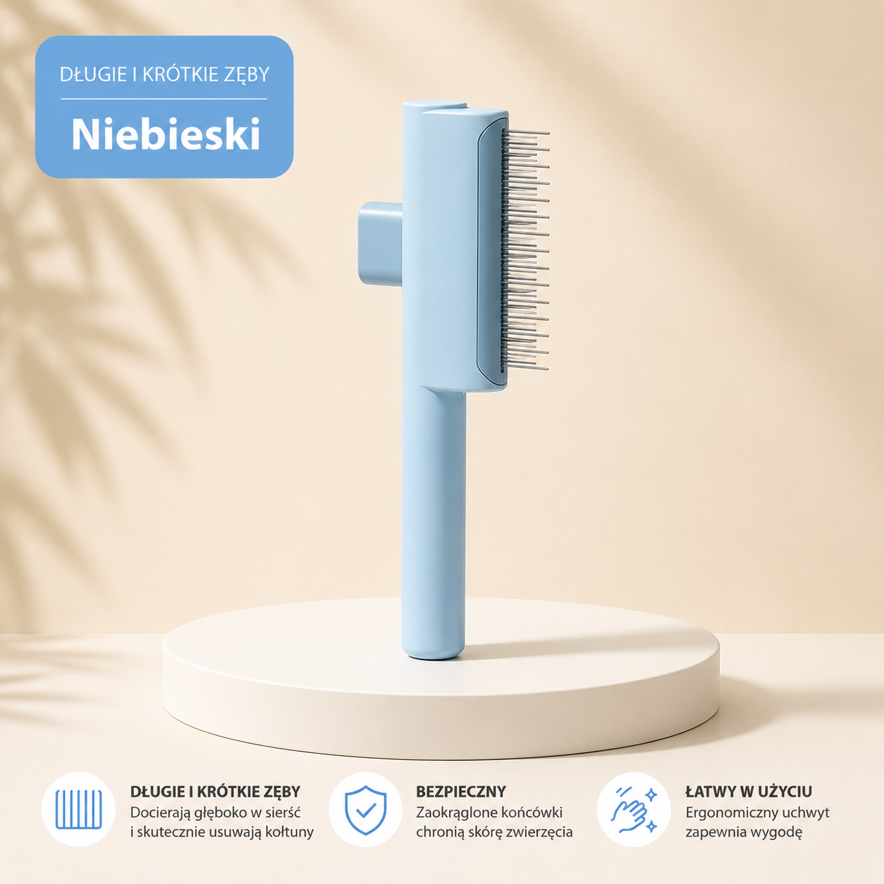 Samoczyszcząca szczotka do sierści psa i kota | CoolPet