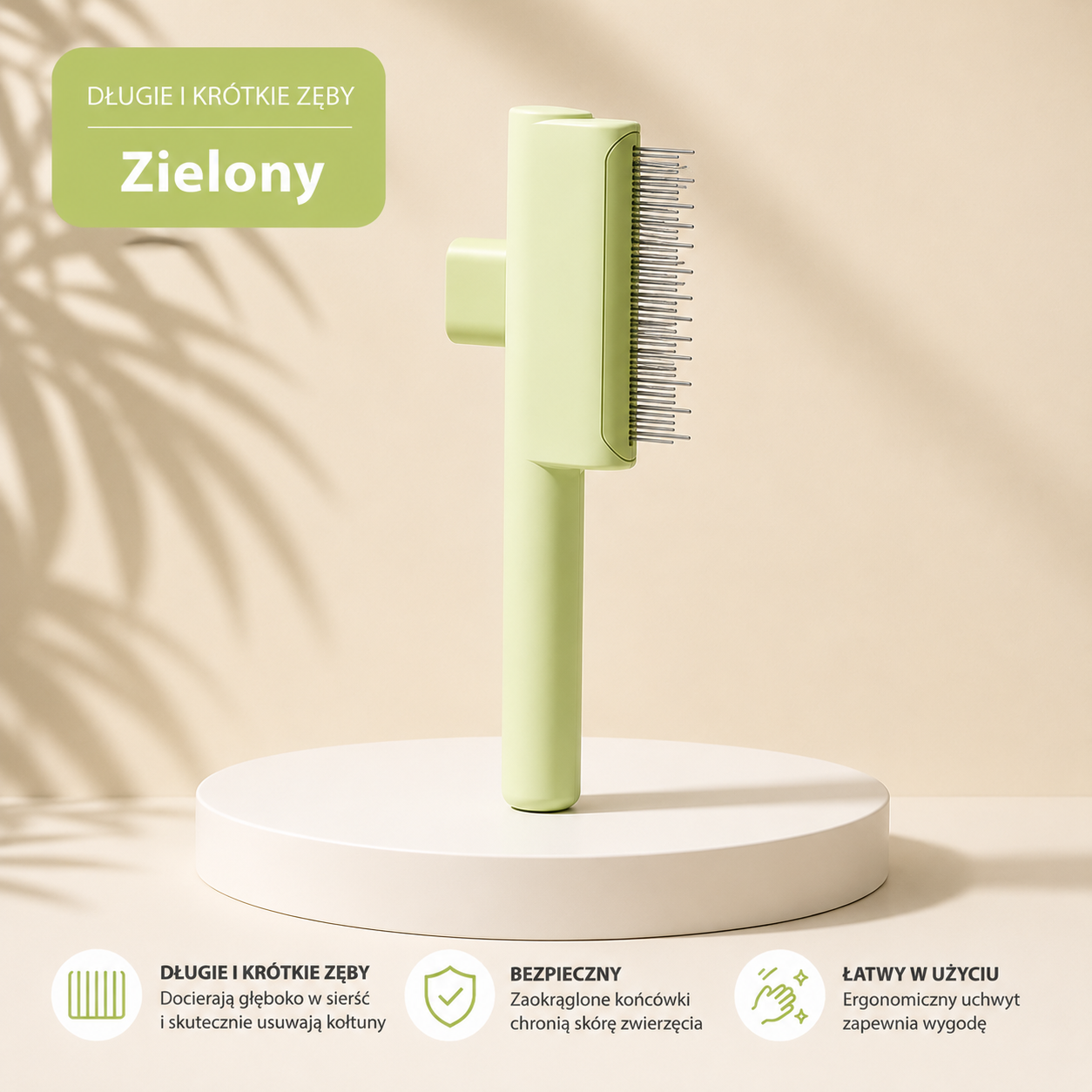 Samoczyszcząca szczotka do sierści psa i kota | CoolPet