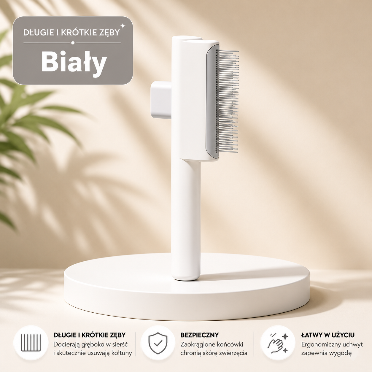 Samoczyszcząca szczotka do sierści psa i kota | CoolPet